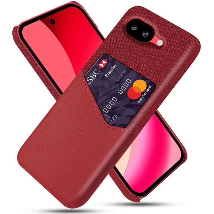 Защитный чехол KSQ Business Pocket для Google Pixel 10a - Red: фото 1 из 4