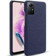 Защитный чехол KSQ Cloth Style для Xiaomi Redmi Note 12S - Blue (327038L)