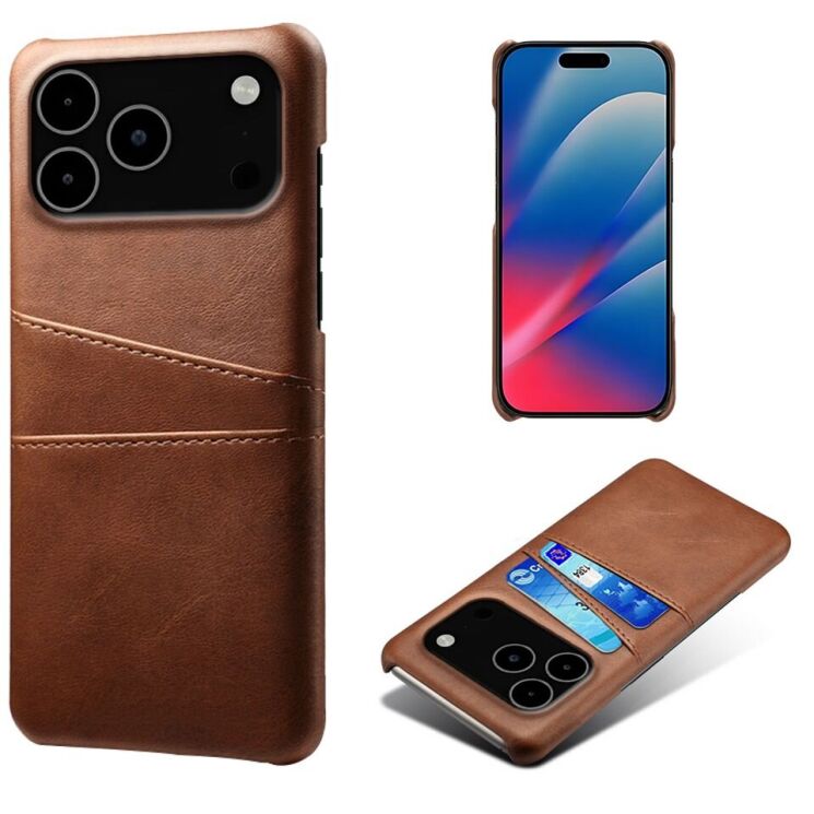 Захисний чохол KSQ Pocket Case для Apple iPhone 17 Pro Max - Brown: фото 1 з 5