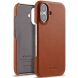 Защитный чехол MELKCO Leather Back Cover (with MagSafe Support) для Apple iPhone 16 Plus - Brown (360642Z). Фото 1 из 5