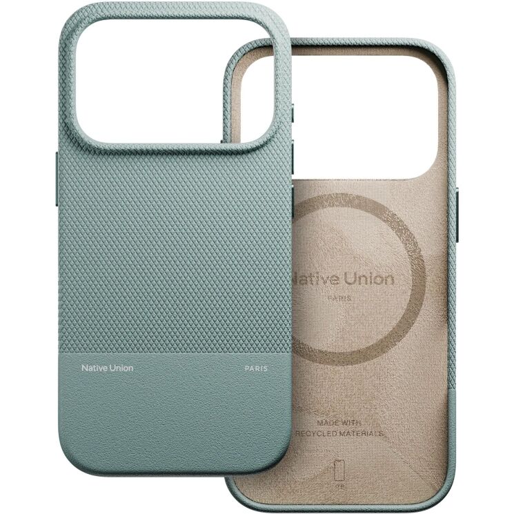 Захисний чохол Native Union (RE) Classic для iPhone 17 Pro (RECLA-GRN-NP25P) - Slate Green: фото 5 з 12