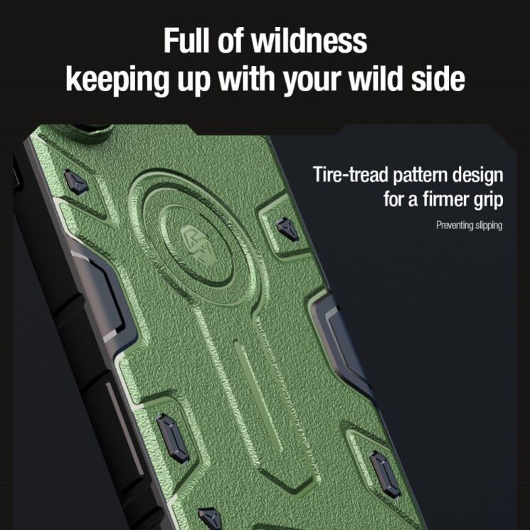 Защитный чехол NILLKIN CamShield Armor Prop Magnetic Case для Samsung Galaxy S24 Ultra - Black: фото 17 из 19