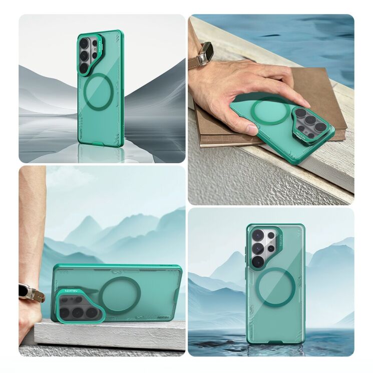 Захисний чохол NILLKIN Iceblade Prop Magnetic (Precise Cut-out) для Samsung Galaxy S26 Ultra - Green: фото 8 з 17