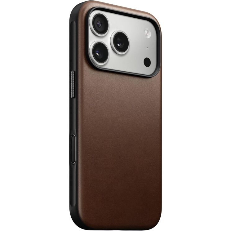 Защитный чехол Nomad Modern Leather Case для iPhone 17 Pro (NM014322858) - Brown: фото 1 из 12