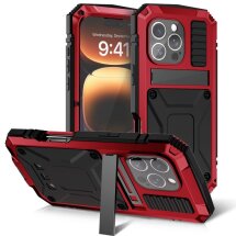 Защитный чехол R-JUST Military для Apple iPhone 16 Pro Max - Red: фото 1 из 9