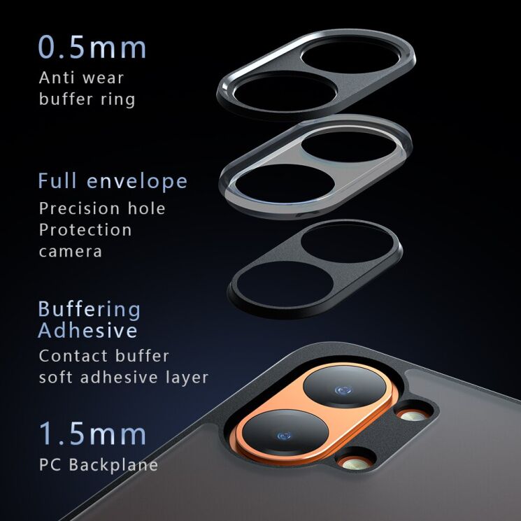 Захисний чохол Reframe Clear Bound для Xiaomi Poco X8 Pro Max - Transparent: фото 6 з 8