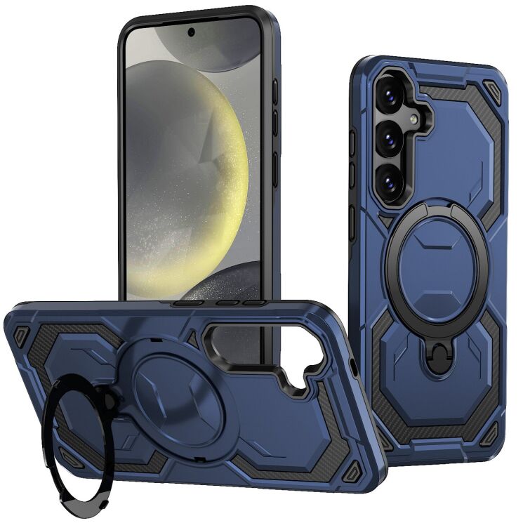 Защитный чехол Reframe Hybrid Magnetic для Samsung Galaxy S24 FE (S721) - Blue: фото 1 из 7