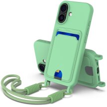Захисний чохол Reframe Silicone Holder для Apple iPhone 17 - Green: фото 1 з 7