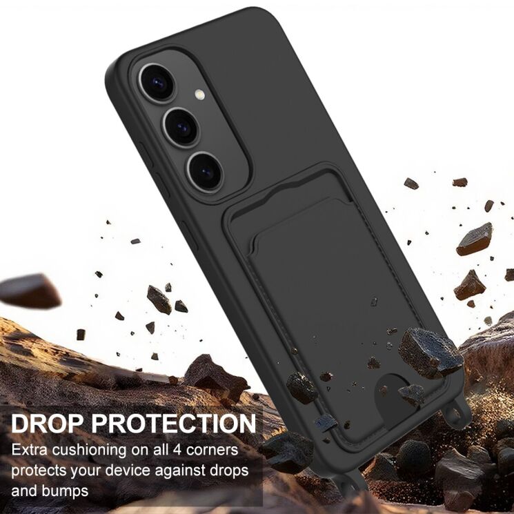 Захисний чохол Reframe Silicone Holder для Samsung Galaxy S25 (S931) - Black: фото 5 з 7