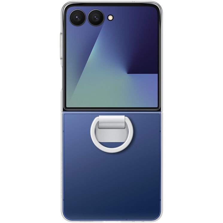Защитный чехол Ring Case (Clear) для Samsung Galaxy Flip 7 (EF-QF766CTEGUA) - Transparent: фото 1 из 7
