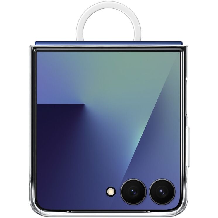 Защитный чехол Ring Case (Clear) для Samsung Galaxy Flip 7 (EF-QF766CTEGUA) - Transparent: фото 5 из 7