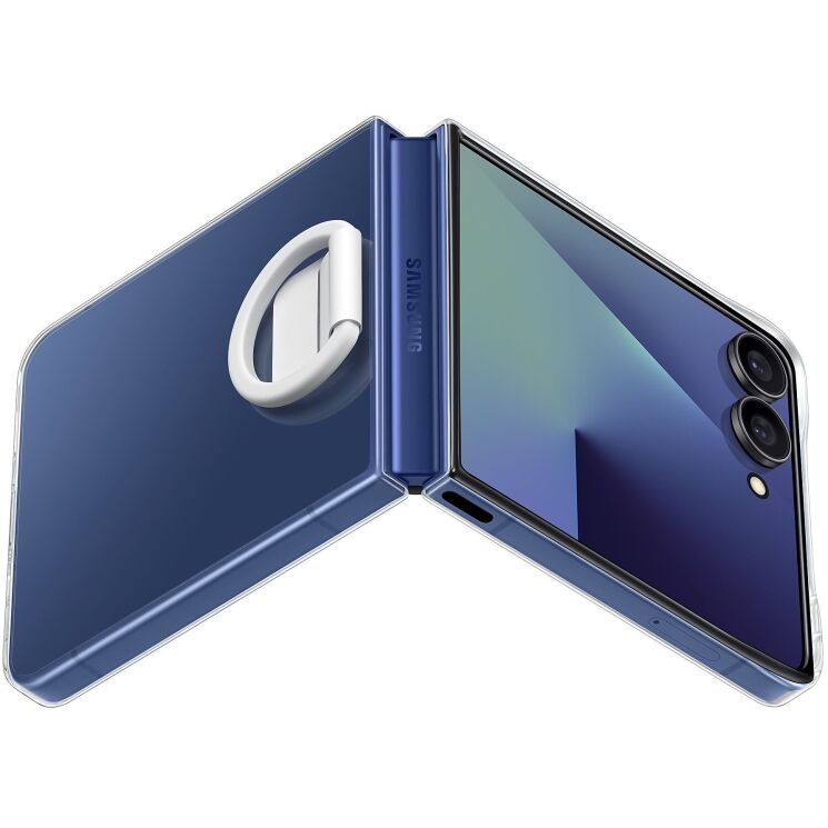 Защитный чехол Ring Case (Clear) для Samsung Galaxy Flip 7 (EF-QF766CTEGUA) - Transparent: фото 4 из 7