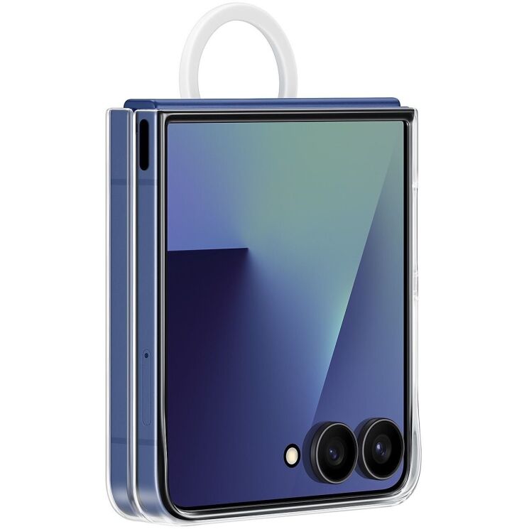 Защитный чехол Ring Case (Clear) для Samsung Galaxy Flip 7 (EF-QF766CTEGUA) - Transparent: фото 6 из 7