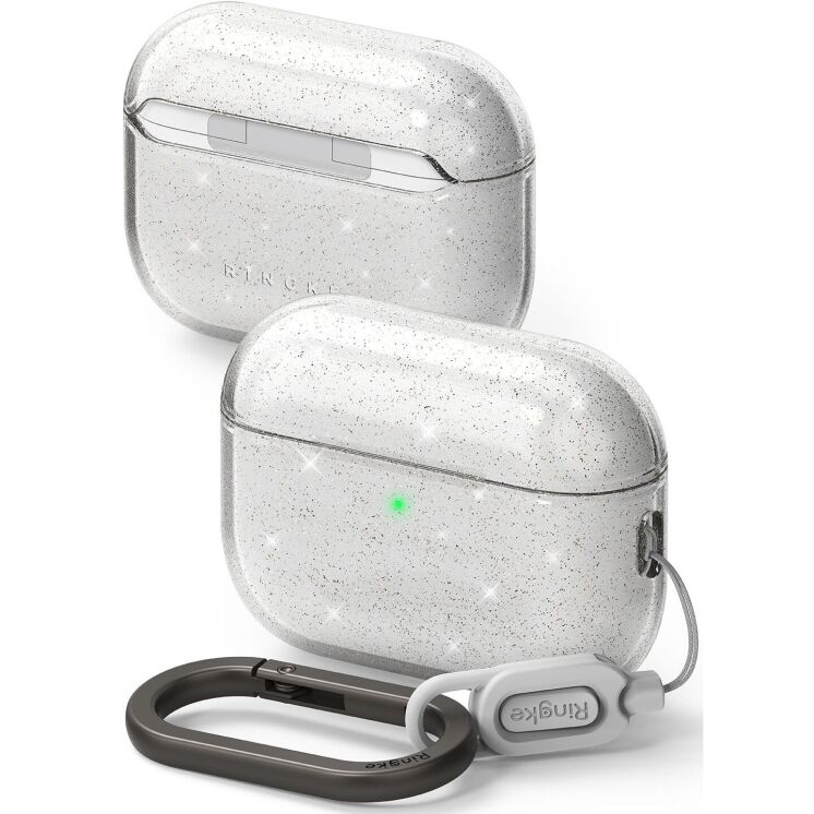 Захисний чохол Ringke Air (FH) для AirPods Pro 3 (8800293859352) - Glitter Clear: фото 1 з 11