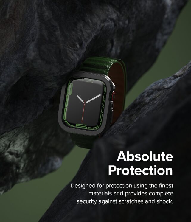 Защитный чехол Ringke Air Sports для Apple Watch 45 mm (7 / 8 / 9 Series) 8809848200694 - Black (304715B) Защитный чехол Ringke Air Sports для Apple Watch 45 mm (7 / 8 / 9 Series) 8809848200694 - Black: фото 7 из 10