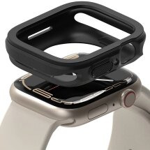 Захисний чохол Ringke Air Sports для Apple Watch 45 mm (7 / 8 / 9 Series) 8809848200694 - Black: фото 1 з 10