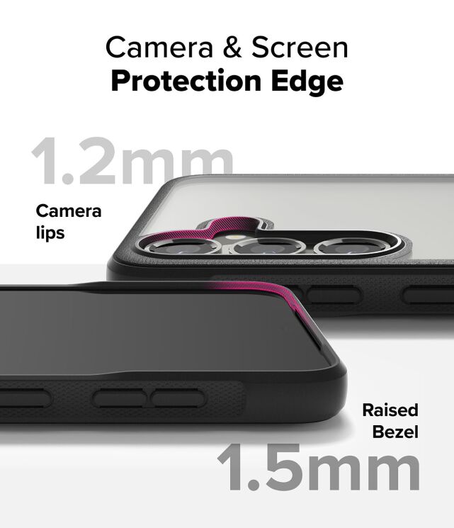 Защитный чехол Ringke Fusion Bold для Samsung Galaxy S25 (S931) 8800274968233 - Black: фото 8 из 14