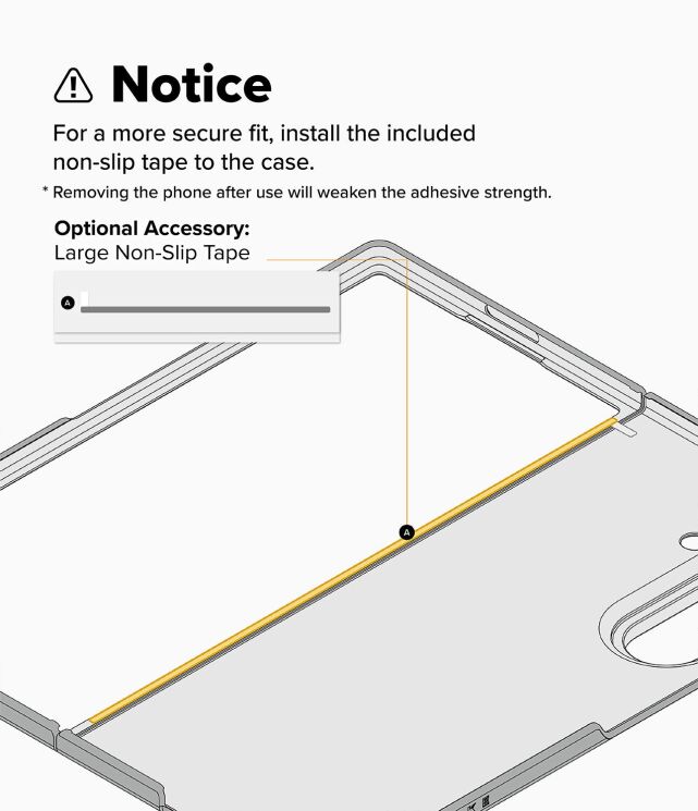 Защитный чехол Ringke Fusion (FF) для Samsung Galaxy Fold 7 (8800293855255) - Clear: фото 19 из 21