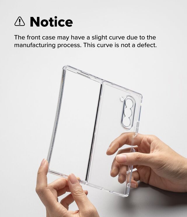 Защитный чехол Ringke Fusion (FF) для Samsung Galaxy Fold 7 (8800293855255) - Clear: фото 20 из 21