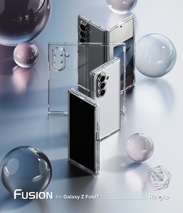 Защитный чехол Ringke Fusion (FF) для Samsung Galaxy Fold 7 (8800293855255) - Clear: фото 5 из 21