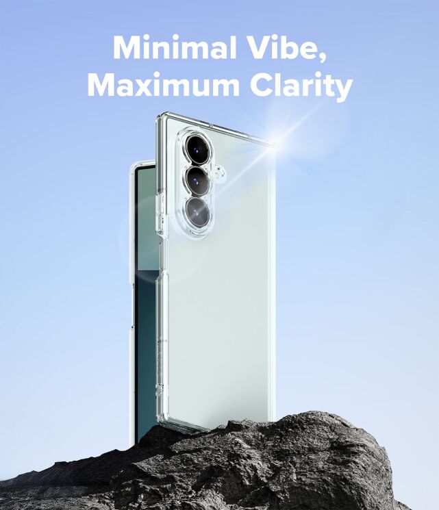 Защитный чехол Ringke Fusion (FF) для Samsung Galaxy Fold 7 (8800293855255) - Clear: фото 7 из 21