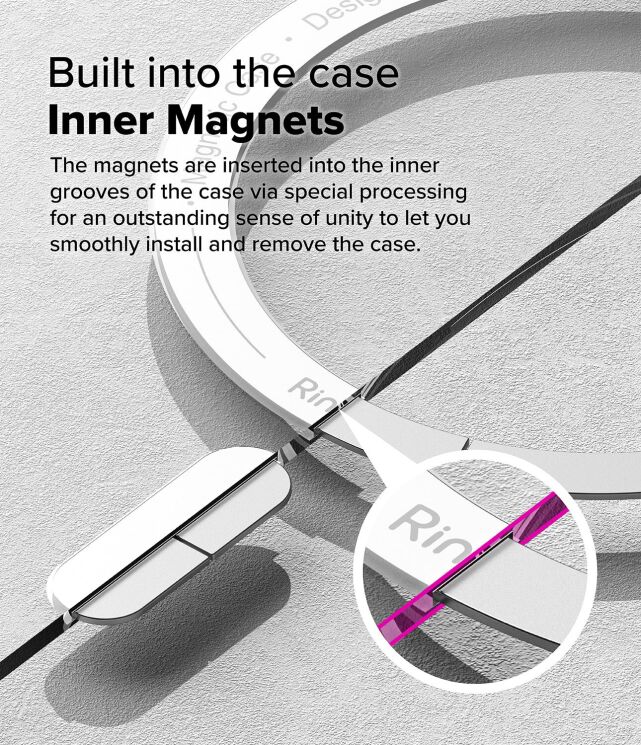 Защитный чехол Ringke Fusion Magnetic для Samsung Galaxy S25 (S931) 8800274968103 - Clear: фото 6 из 16