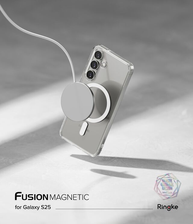 Защитный чехол Ringke Fusion Magnetic для Samsung Galaxy S25 (S931) 8800274968103 - Clear: фото 2 из 16