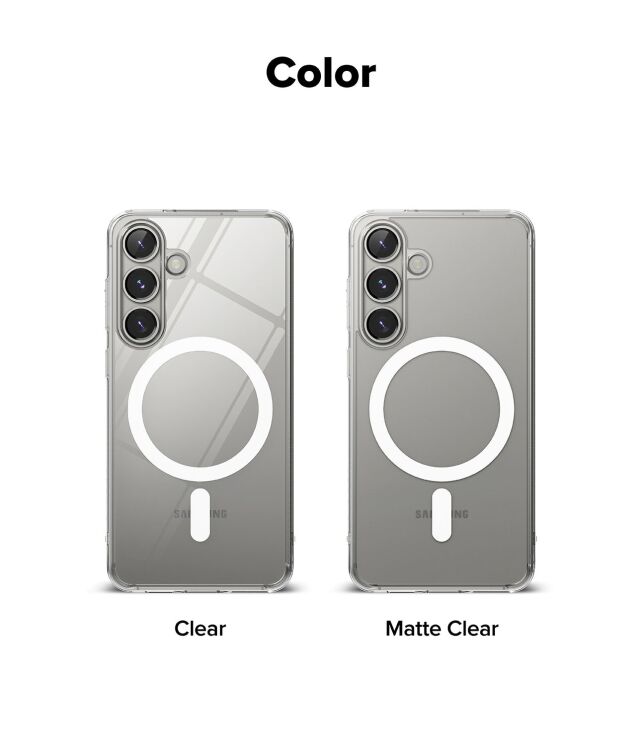 Защитный чехол Ringke Fusion Magnetic для Samsung Galaxy S25 (S931) 8800274968103 - Clear: фото 14 из 16