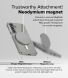 Защитный чехол Ringke Fusion Magnetic для Samsung Galaxy S25 (S931) 8800274968103 - Clear (375379C). Фото 5 из 16