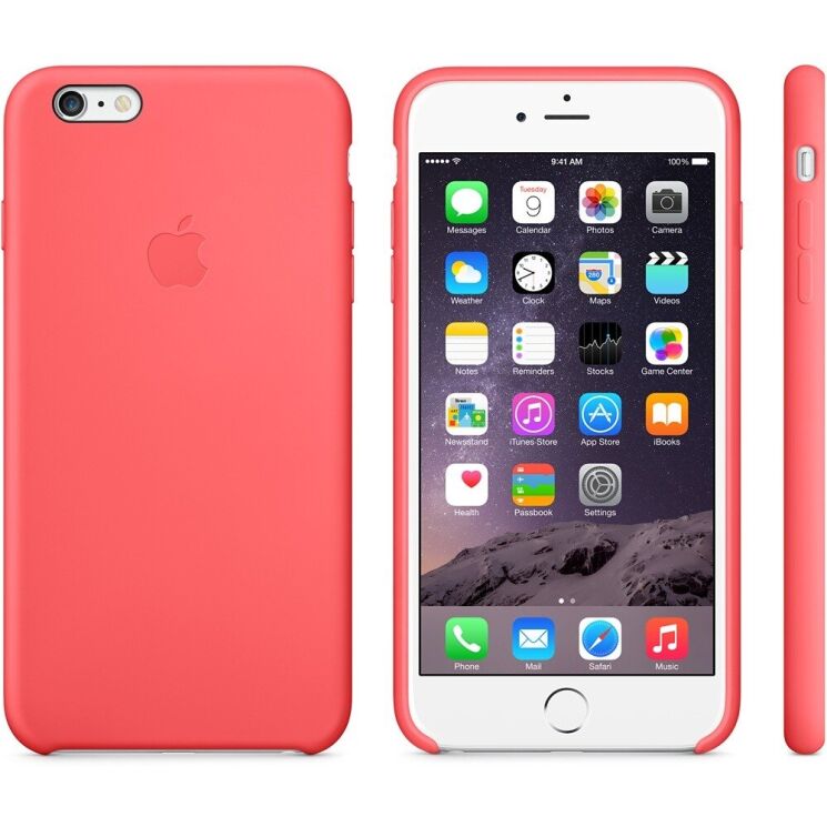 Защитный чехол Silicone Case для Apple iPhone 6/6s Plus (MGXW2) - Pink: фото 5 из 6