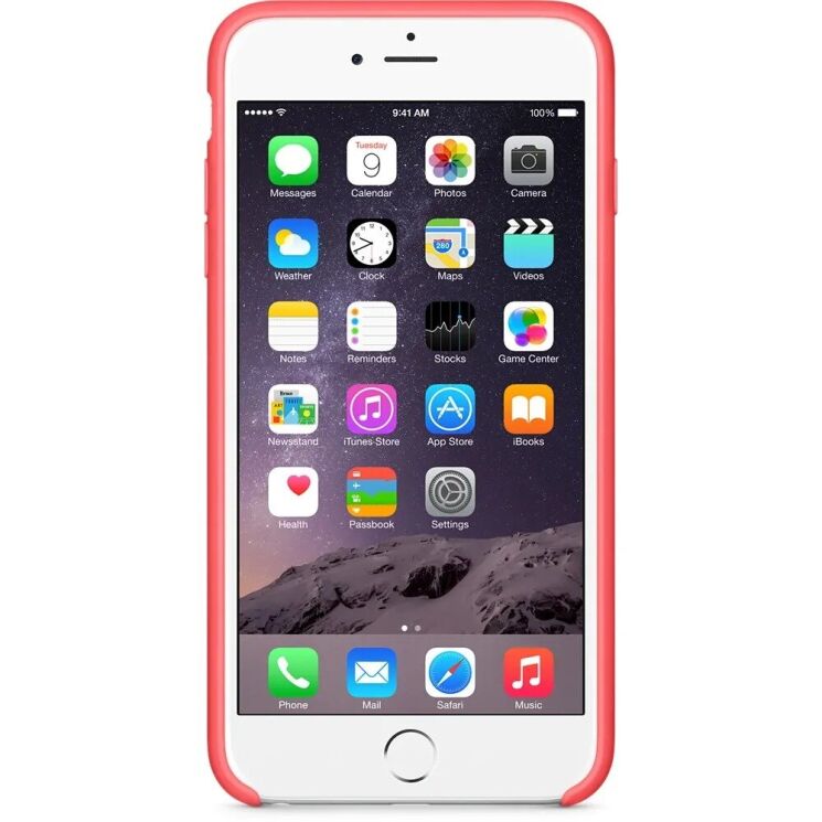 Защитный чехол Silicone Case для Apple iPhone 6/6s Plus (MGXW2) - Pink: фото 4 из 6