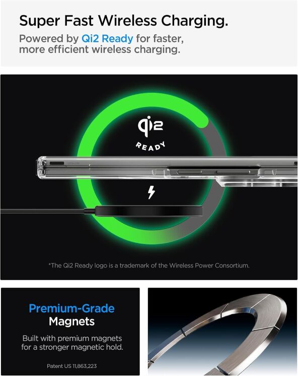 Защитный чехол Spigen AirSkin (MagFit) для Samsung Galaxy Fold 8 Ultra (ACS11505) - Clear (424075C) Защитный чехол Spigen AirSkin (MagFit) для Samsung Galaxy Fold 8 Ultra (ACS11505) - Clear: фото 14 из 14