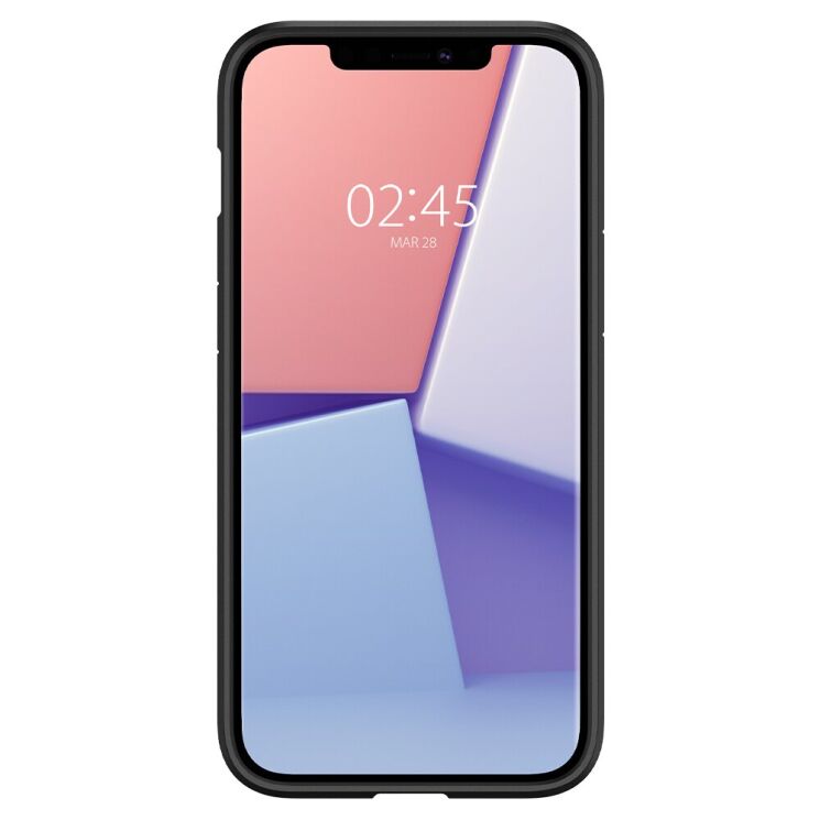 Защитный чехол Spigen (SGP) Crystal Hybrid для Apple iPhone 12 Pro Max - Matte Black: фото 3 из 8