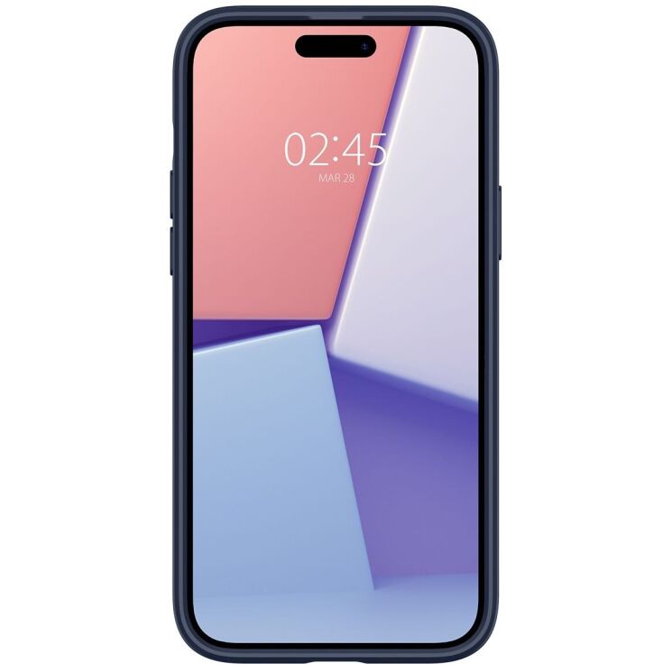 Защитный чехол Spigen (SGP) Crystal Hybrid для Apple iPhone 15 Plus - Navy Blue: фото 7 из 15