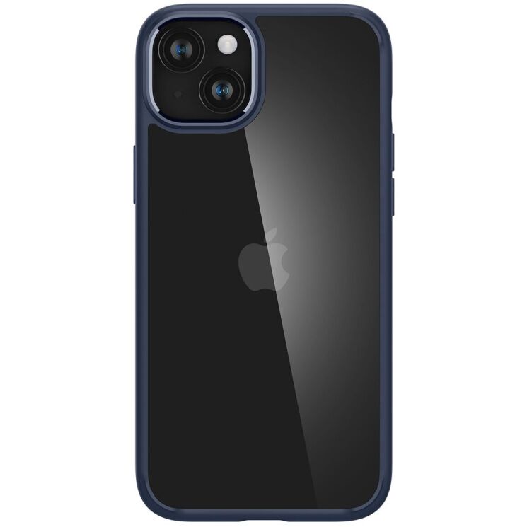 Защитный чехол Spigen (SGP) Crystal Hybrid для Apple iPhone 15 Plus - Navy Blue: фото 3 из 15