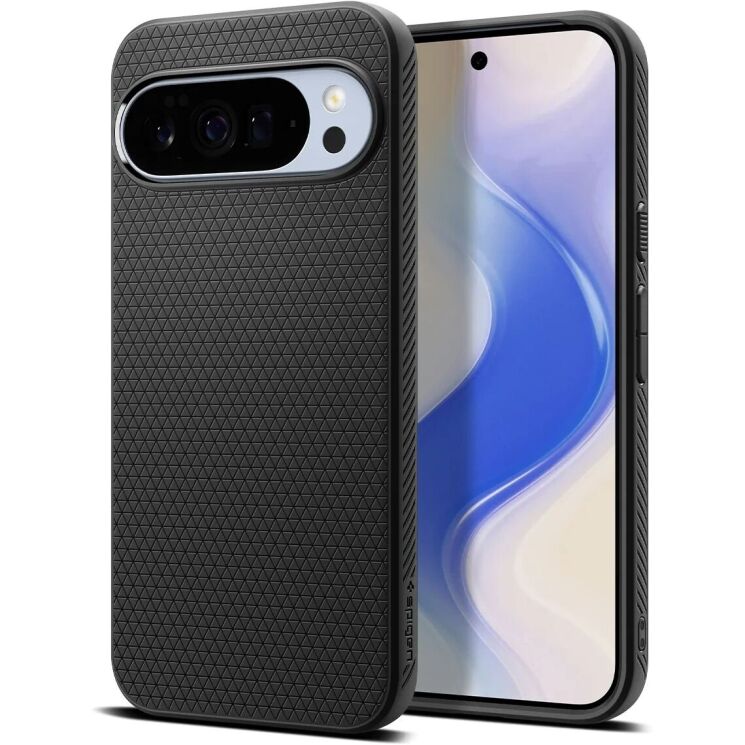 Захисний чохол Spigen (SGP) Liquid Air (MagFit) для Google Pixel 10 Pro XL (ACS09718) - Matte Black: фото 2 з 16
