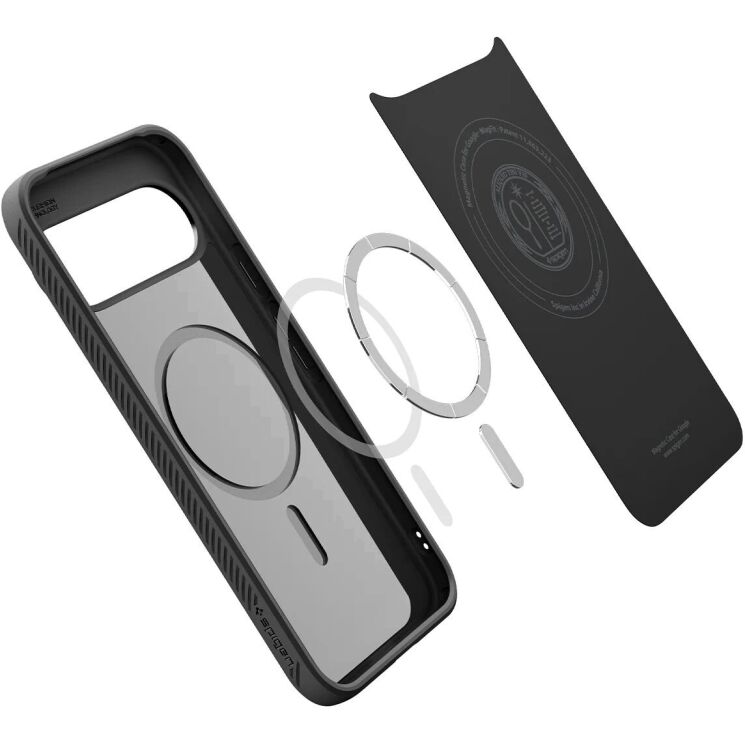 Захисний чохол Spigen (SGP) Liquid Air (MagFit) для Google Pixel 10 Pro XL (ACS09718) - Matte Black: фото 6 з 16