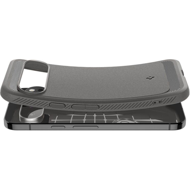 Защитный чехол Spigen (SGP) Rugged Armor для Google Pixel 9 Pro XL - Marble Grey: фото 8 из 16