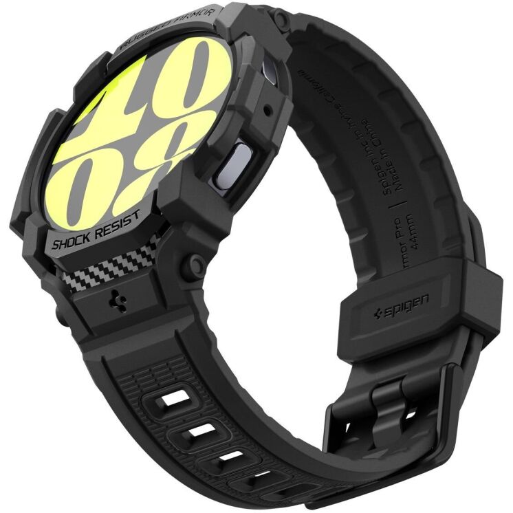 Защитный чехол Spigen (SGP) Rugged Armor Pro (FW) для Samsung Galaxy Watch 7 (40mm) - Matte Black: фото 3 из 18