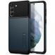 Защитный чехол Spigen (SGP) Slim Armor для Samsung Galaxy S21 (G991) - Metal Slate (230431M). Фото 1 из 9