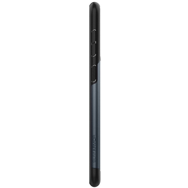 Защитный чехол Spigen (SGP) Slim Armor для Samsung Galaxy S21 (G991) - Metal Slate: фото 4 из 9