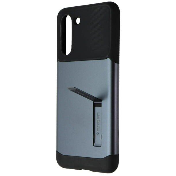 Защитный чехол Spigen (SGP) Slim Armor для Samsung Galaxy S21 (G991) - Metal Slate: фото 5 из 9