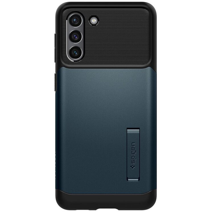 Защитный чехол Spigen (SGP) Slim Armor для Samsung Galaxy S21 (G991) - Metal Slate: фото 2 из 9