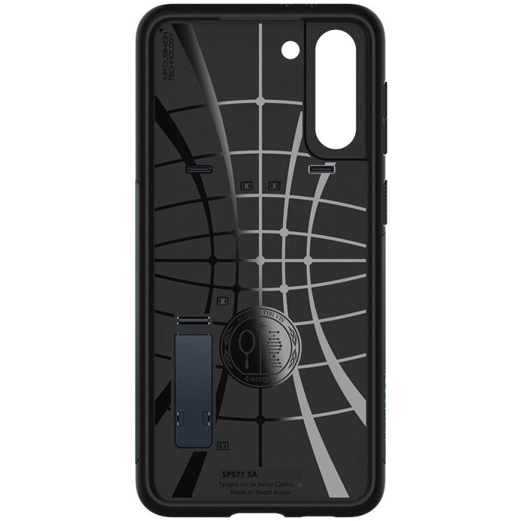 Защитный чехол Spigen (SGP) Slim Armor для Samsung Galaxy S21 (G991) - Metal Slate: фото 6 из 9