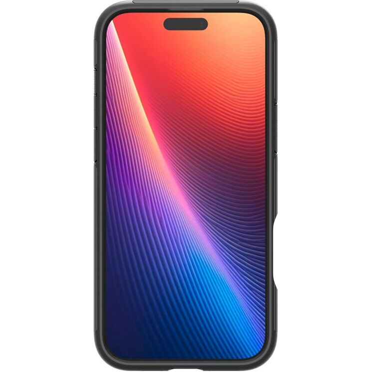 Защитный чехол Spigen (SGP) Slim Armor (MagFit) для Apple iPhone 16 Pro - Black: фото 5 из 17