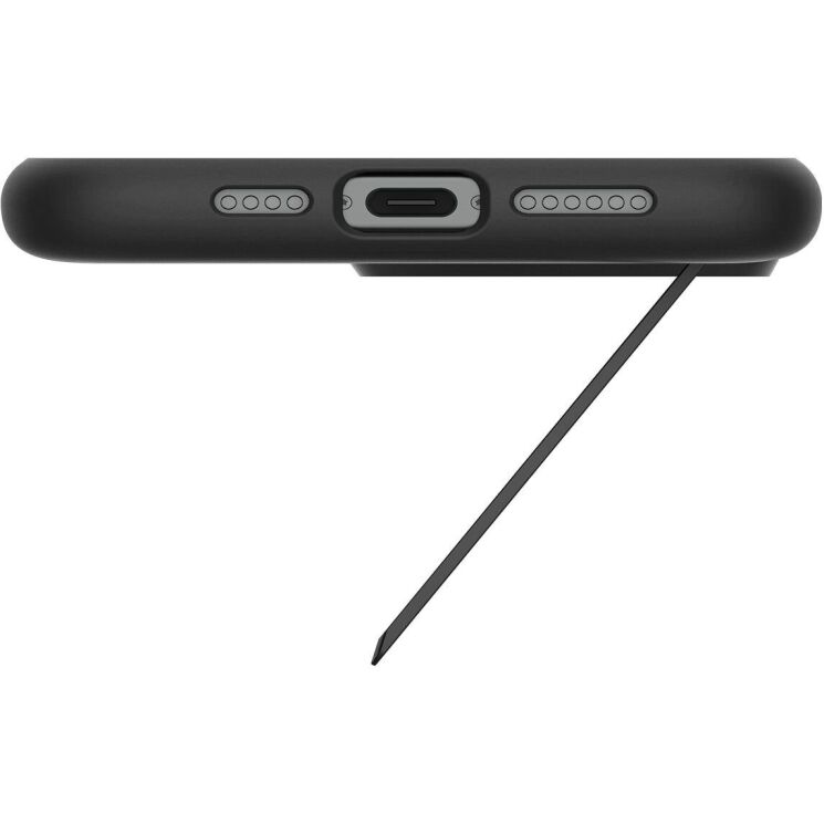 Защитный чехол Spigen (SGP) Slim Armor (MagFit) для Apple iPhone 16 Pro - Black: фото 4 из 17