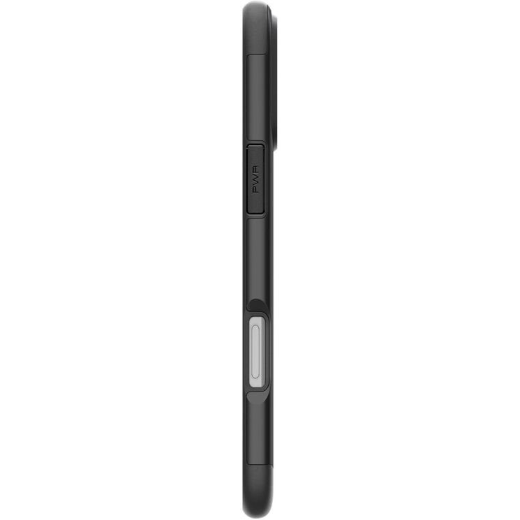 Защитный чехол Spigen (SGP) Slim Armor (MagFit) для Apple iPhone 16 Pro - Black: фото 10 из 17