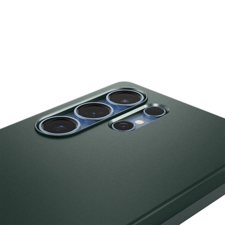 Защитный чехол Spigen (SGP) Thin Fit (MagFit) для Samsung Galaxy S25 Ultra (S938) ACS08947 - Abyss Green: фото 11 из 17