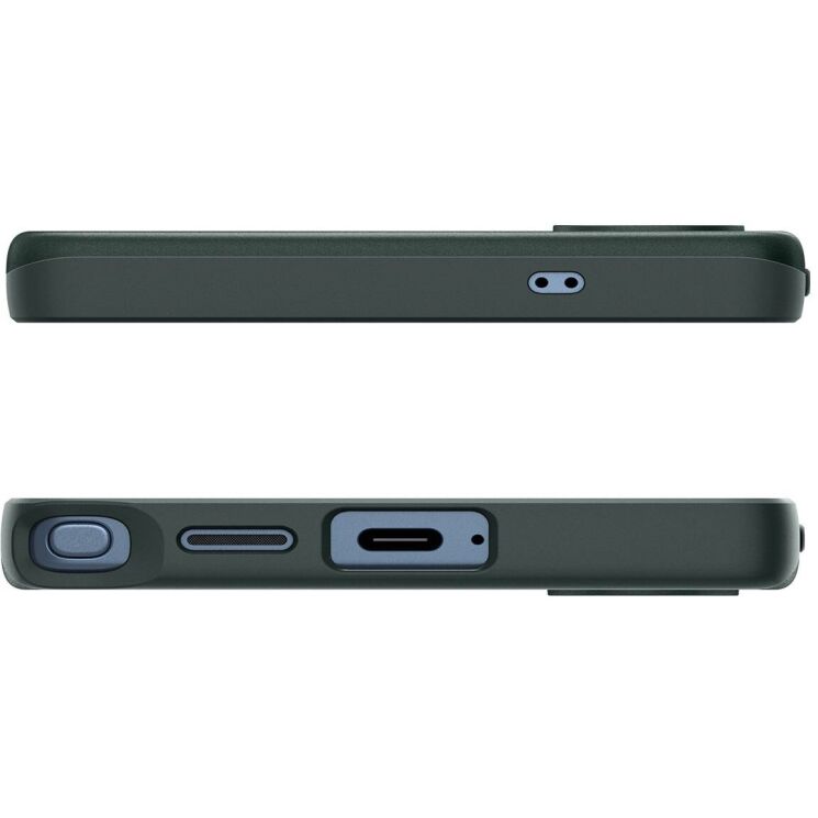 Защитный чехол Spigen (SGP) Thin Fit (MagFit) для Samsung Galaxy S25 Ultra (S938) ACS08947 - Abyss Green: фото 10 из 17