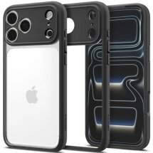 Защитный чехол Spigen Ultra Hybrid для iPhone 18 Pro Max (ACS12117) - Matte Black: фото 1 из 12